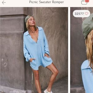 FP Picnic Sweater Romper